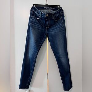 American Eagle Outfitters Super Low Rise Jegging Size 10 Short Casual